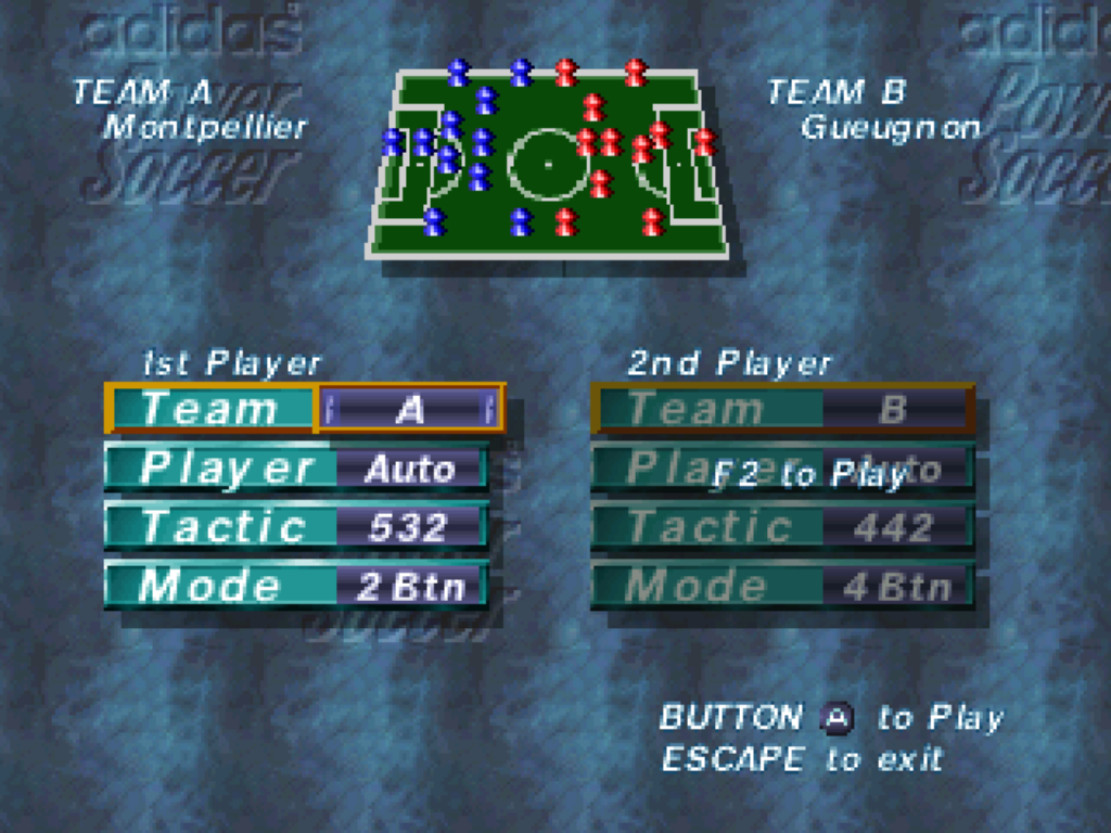 Adidas Power Soccer screenshot 3 for Playstation